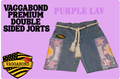 LAVENDER VAGGABOND JORTS